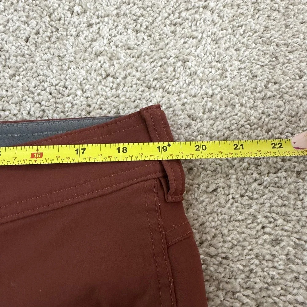 Eddie Bauer First Ascent Snow Pants Mens 38x32 Brown Softshell Fleece Lined